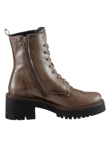 Heine Leder-Stiefeletten in Hellbraun