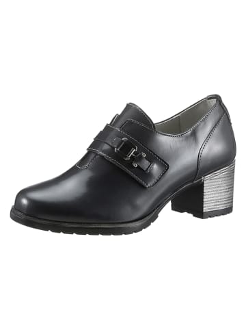 Heine Leren pumps zwart