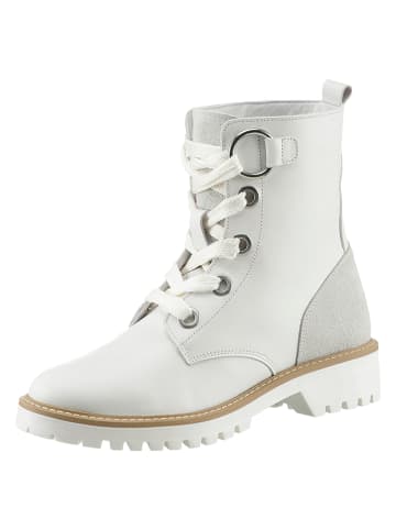 Heine Leren boots wit