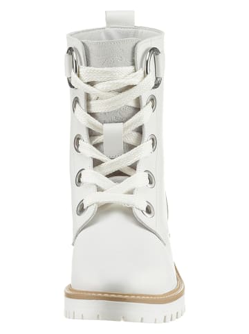 Heine Leren boots wit