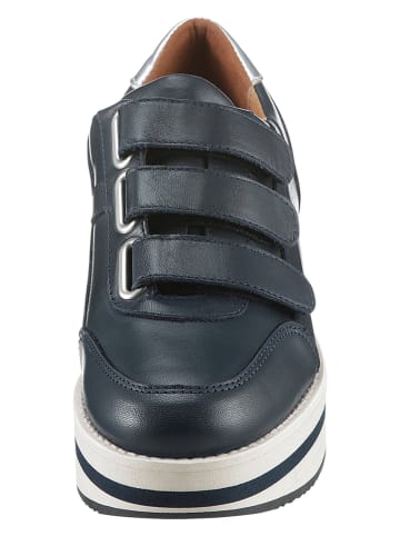 Heine Leder-Sneakers in Dunkelblau