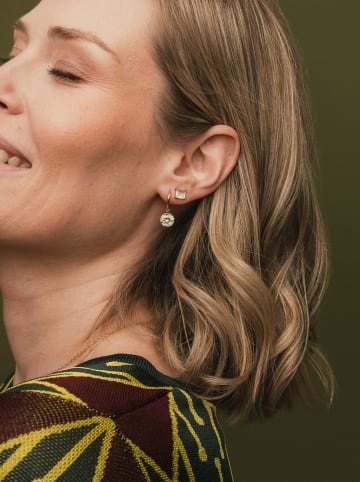 Ania Kruk Pozłacane kolczyki-kreole