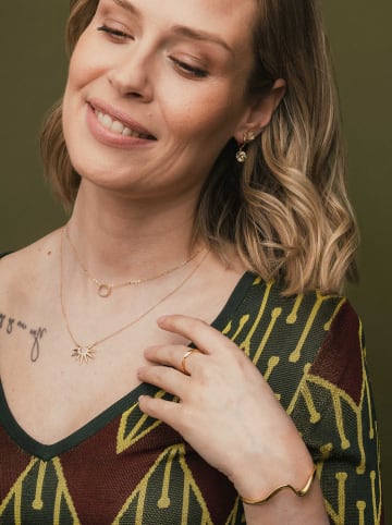 Ania Kruk Pozłacane kolczyki-kreole