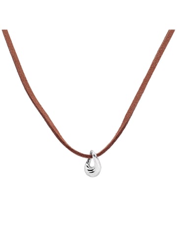 Ania Kruk Leder-Halskette mit Anhänger - (L)40 cm