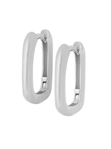 Ania Kruk Srebrne kolczyki-kreole