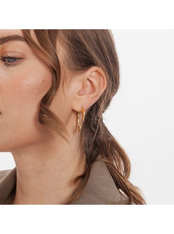 Ania Kruk Pozłacane kolczyki-kreole
