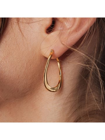 Ania Kruk Pozłacane kolczyki-kreole