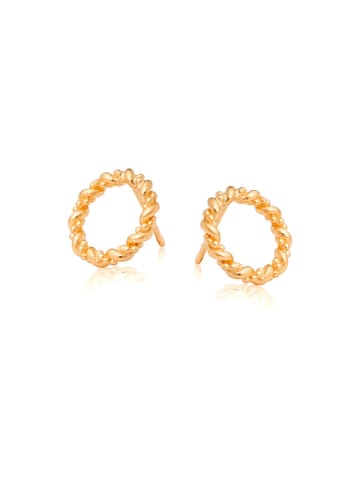 Ania Kruk Pozłacane kolczyki-wkrętki