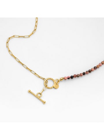 Ania Kruk Vergold. Halskette mit Schmuckelementen - (L)44 cm