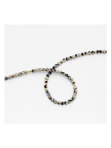 Ania Kruk Vergold. Halskette mit Edelsteinen - (L)37 cm