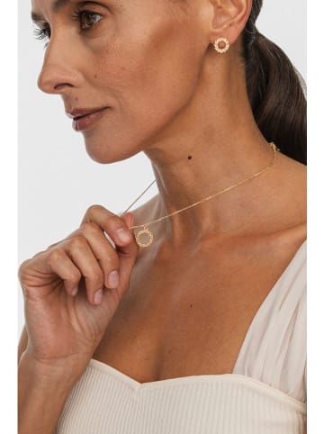 Ania Kruk Pozłacany naszyjnik z zawieszką - dł. 42 cm