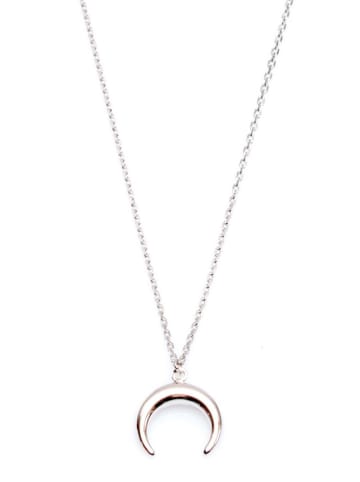 Ania Kruk Srebrny naszyjnik z zawieszką - dł. 41 cm