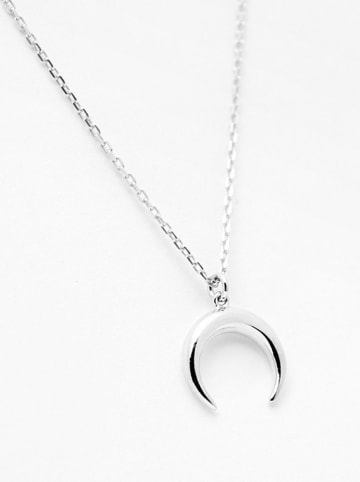 Ania Kruk Srebrny naszyjnik z zawieszką - dł. 41 cm