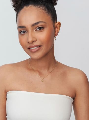 Ania Kruk Pozłacany naszyjnik z zawieszką - dł. 42 cm