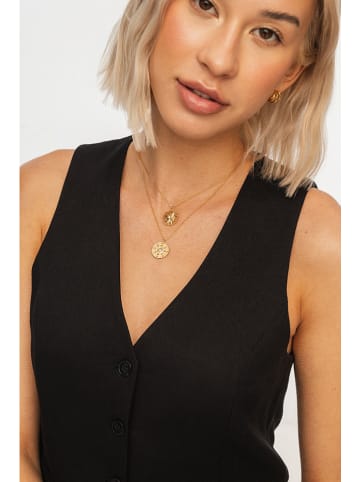 Ania Kruk Pozłacany naszyjnik z zawieszką - dł. 43 cm