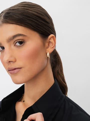 Ania Kruk Pozłacane kolczyki-kreole