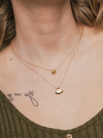 Ania Kruk Vergold. Silber-Halskette - (L)45 cm