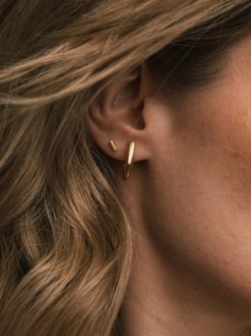 Ania Kruk Pozłacane kolczyki-kreole