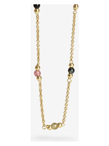 Ania Kruk Pozłacany naszyjnik z elementami ozdobnymi - dł. 38 cm