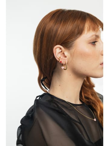 Ania Kruk Pozłacane kolczyki-kreole