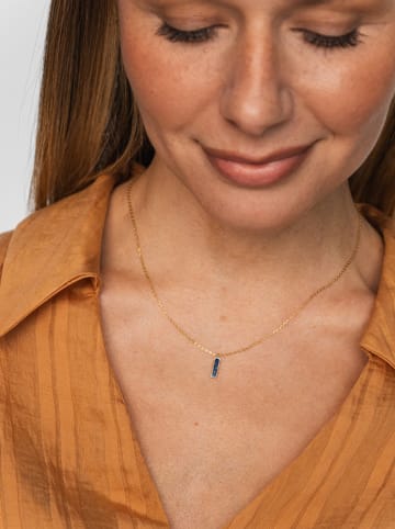 Ania Kruk Pozłacany naszyjnik z zawieszką - dł. 42 cm