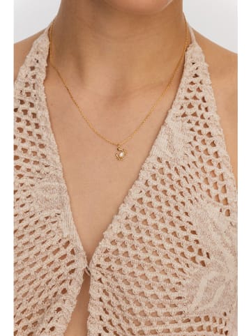 Ania Kruk Pozłacany naszyjnik z zawieszką - dł. 40 cm