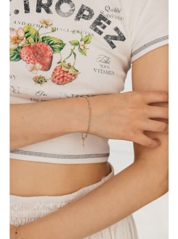 Ania Kruk Pozłacana bransoletka z elementami ozdobnymi