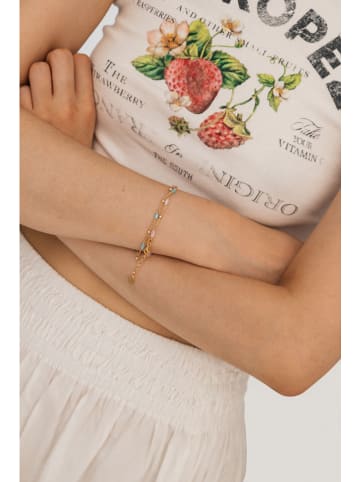 Ania Kruk Pozłacana bransoletka z elementami ozdobnymi