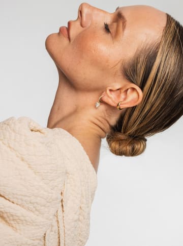 Ania Kruk Pozłacane kolczyki-kreole