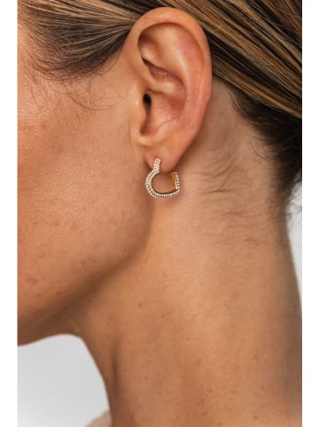 Ania Kruk Vergold. Ohrstecker mit Perlen