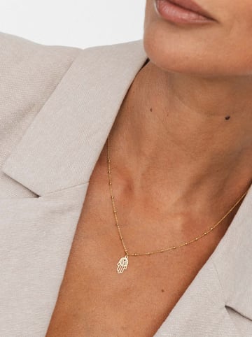 Ania Kruk Pozłacany naszyjnik z zawieszką