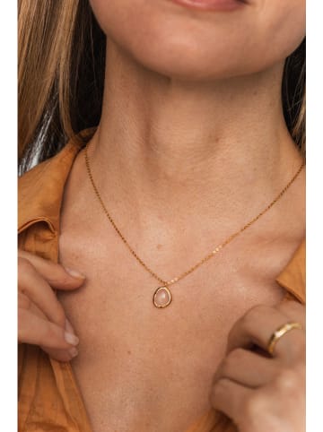 Ania Kruk Pozłacany naszyjnik z zawieszką - dł. 42 cm