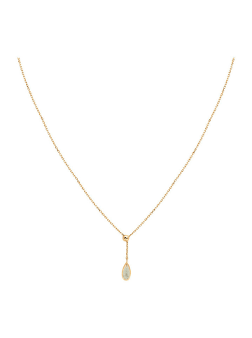 Ania Kruk Pozłacany naszyjnik z zawieszką - dł. 45 cm