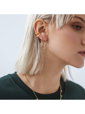 Ania Kruk Pozłacane kolczyki-kreole