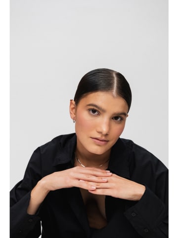 Ania Kruk Srebrne kolczyki-kreole