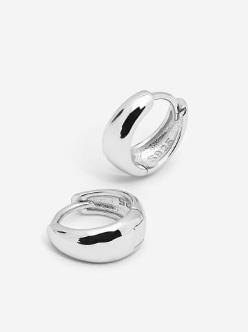 Ania Kruk Srebrne kolczyki-kreole