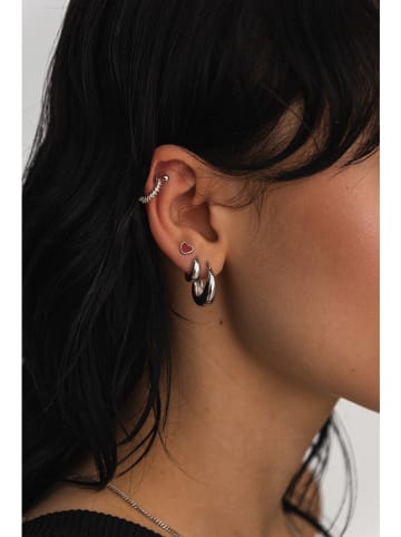 Ania Kruk Srebrne kolczyki-kreole