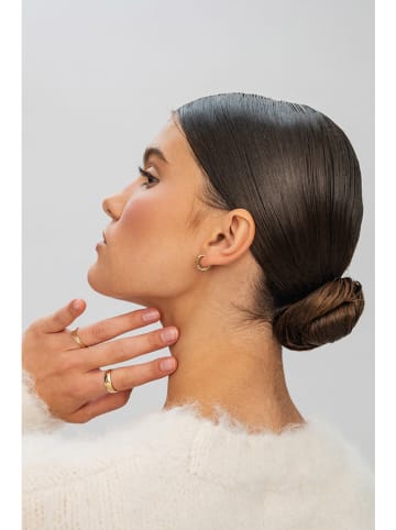 Ania Kruk Złote kolczyki-kreole