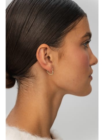 Ania Kruk Złote kolczyki-kreole