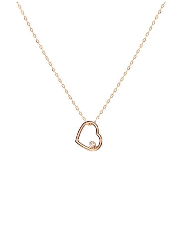 Ania Kruk Złoty naszyjnik z diamentem - dł. 40 cm