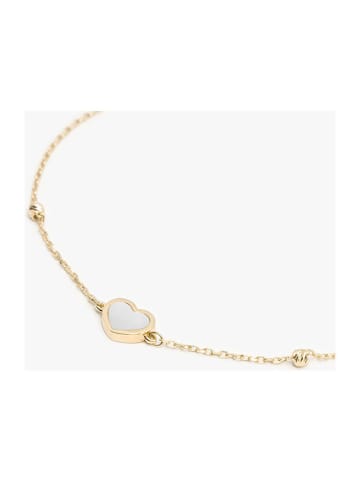 Ania Kruk Złota bransoletka z masą perłową