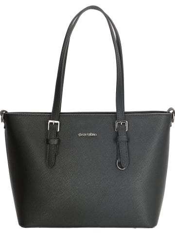 Charm Schultertasche in Schwarz - (B)33 x (H)23 x (T)12 cm