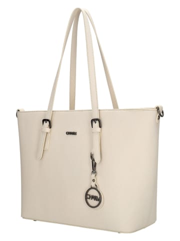 Charm Shopper "Birmingham" in Creme - (B)41 x (H)27 x (T)14 cm