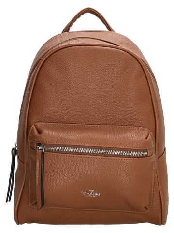 Charm Rucksack "Stratford" in Cognac - (B)23,5 x (H)31 x (T)10 cm