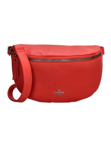 Charm Saszetka w kolorze czerwonym - 23,5 x 15 x 6,5 cm