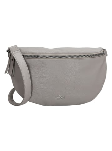 Charm Saszetka w kolorze szarym - 27,5 x 17 x 8 cm