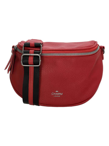 Charm Saszetka "New York" w kolorze czerwonym - 18,5 x 13,5 x 11,5 cm