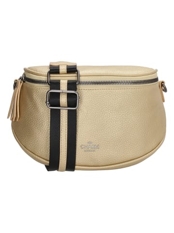 Charm Gürteltasche "New York" in Gold - (B)18,5 x (H)13,5 x (T)11,5 cm