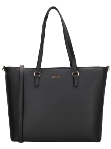 Charm Shopper bag w kolorze czarnym - 45 x 31 x 13 cm