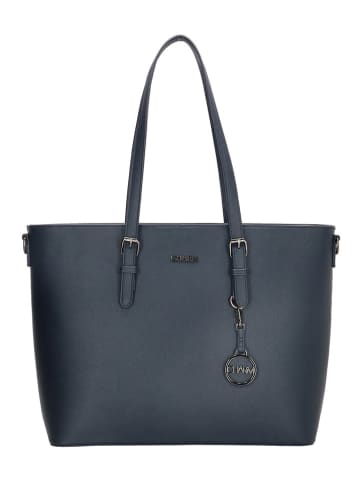 Charm Shopper bag "Birmingham" w kolorze granatowym - 47 x 32,5 x 14,5 cm